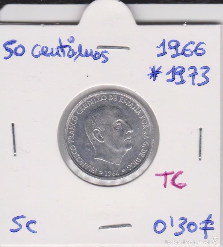 Monedas Franco: 50 centimos 1966*1973 SC - Foto 1