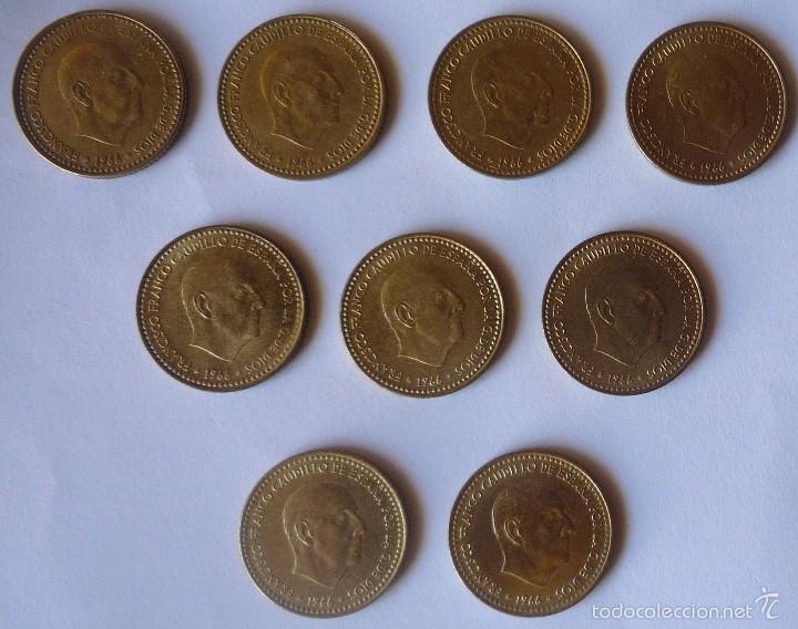 Monedas Franco: EXCELENTE COLECCION COMPLETA DE 1 PTA. DE 1966 - Foto 2