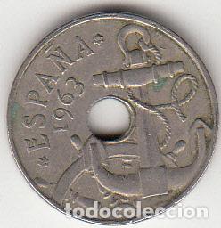 Monedas Franco: FRANCO, 50 C&Eacute;NTIMOS. 1963*64. BC - Foto 1
