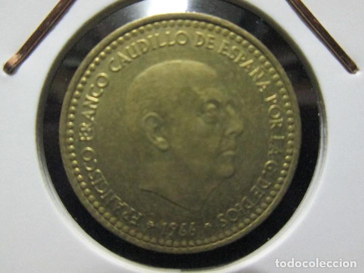 Monedas Franco: 1 p3seta 1966 estrellas 19 72 ebc - Foto 1