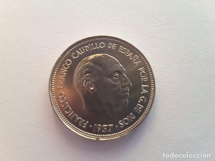Monedas Franco: 25 pesetas 1957   2 - Foto 2