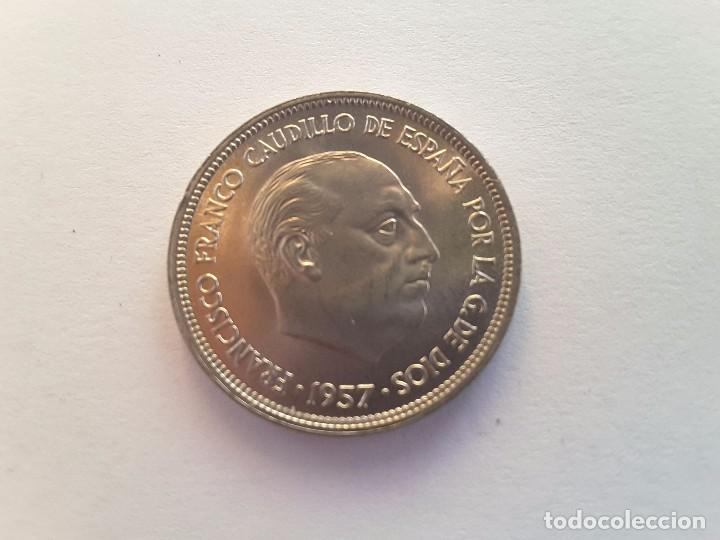 Monedas Franco: 25 pesetas 1957   3 - Foto 2