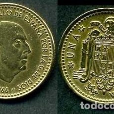 Monedas Franco: ESPAÑA 1 PESETA AÑO 1966 *1968 ( GENERAL DICTADOR FRANCISCO FRANCO - MONEDA DEL FRANQUISMO ) Nº6. Lote 69664761