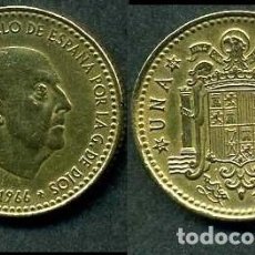 Monedas Franco: ESPAÑA 1 PESETA AÑO 1966 *1969 ( GENERAL DICTADOR FRANCISCO FRANCO - MONEDA DEL FRANQUISMO ) Nº4. Lote 69674581
