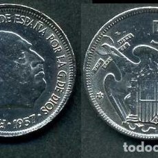 Monedas Franco: ESPAÑA 5 PESETAS AÑO 1957 *1967 ( GENERAL DICTADOR FRANCISCO FRANCO - MONEDA DEL FRANQUISMO ) Nº2