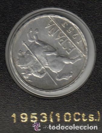 Monedas Franco: 10 CENTIMOS 1953 - ESTADO ESPA&Ntilde;OL SC - Foto 1