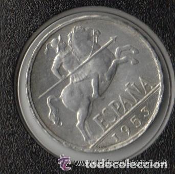Monedas Franco: 10 CENTIMOS 1953 - ESTADO ESPA&Ntilde;OL SC - Foto 2