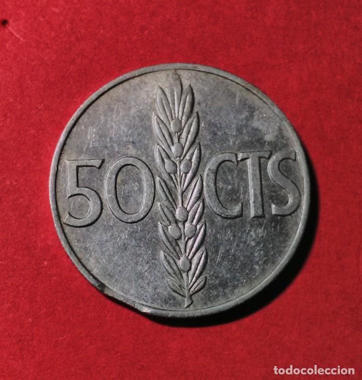 Monedas Franco: 50 CENTIMOS DE 1966. ESTRELLA 71. COSPEL SEGMENTADO. CIRCULADA. - Foto 1