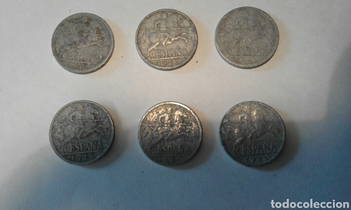 Monedas Franco: Moneda de 10 c&eacute;ntimos de 1945 - Foto 1