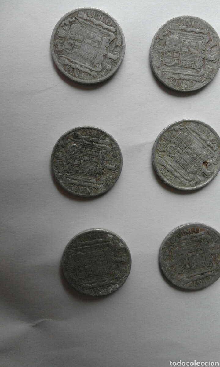 Monedas Franco: Moneda 5 c&eacute;ntimos de 1941 - Foto 2