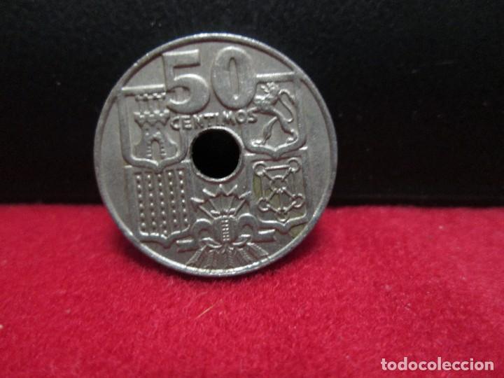 Monedas Franco: 50 centimos 1949 19 62 - Foto 2