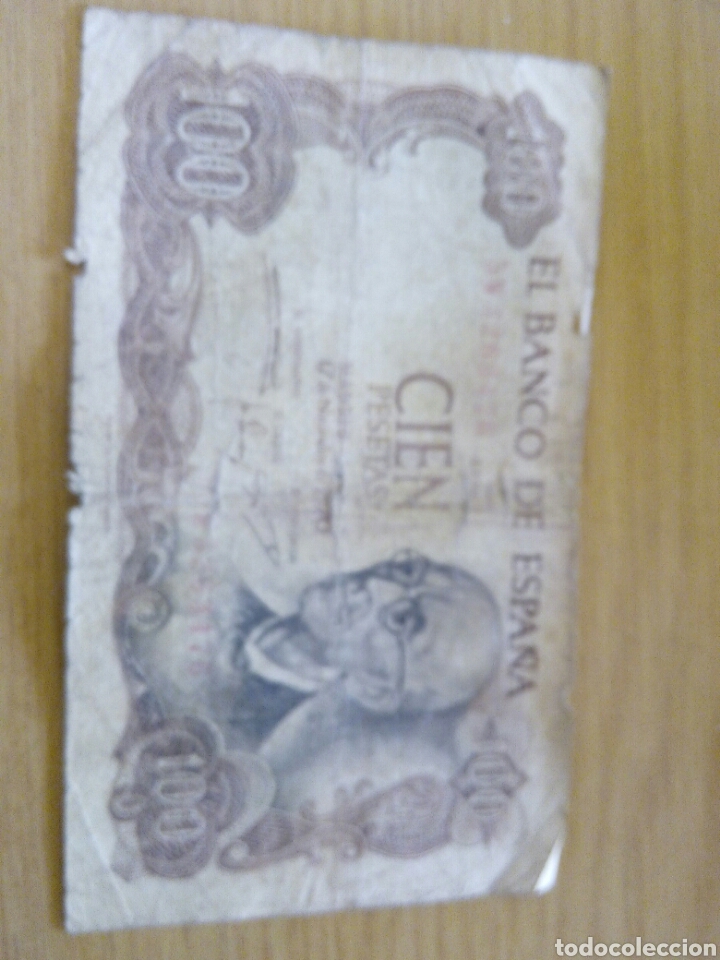 Monedas Franco: Billete de 100 pts Manuel de Falla - Foto 2