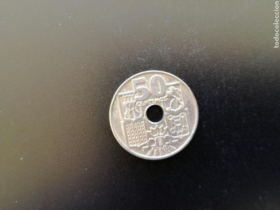 Monedas Franco: Moneda Espa&ntilde;a a&ntilde;o 1963 50 centimos - Foto 2