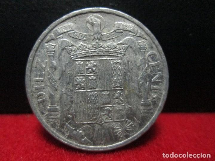 Monedas Franco: 10 centimos 1953 Estado Espa&ntilde;ol bc - Foto 2
