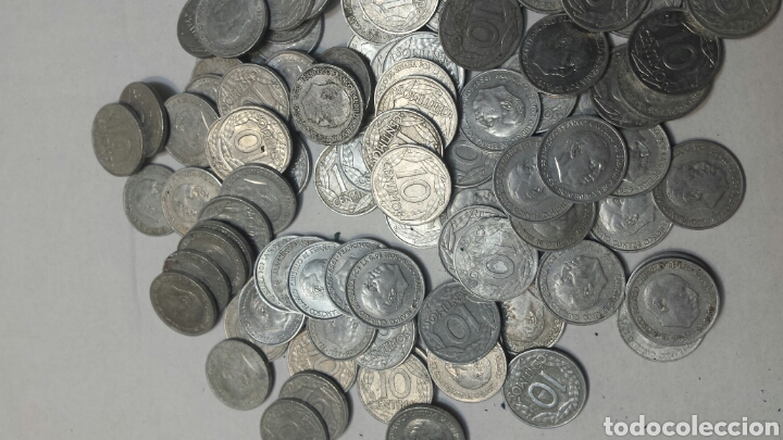 Monedas Franco: Lote 128 monedas 10 centimos 1959 - Foto 2