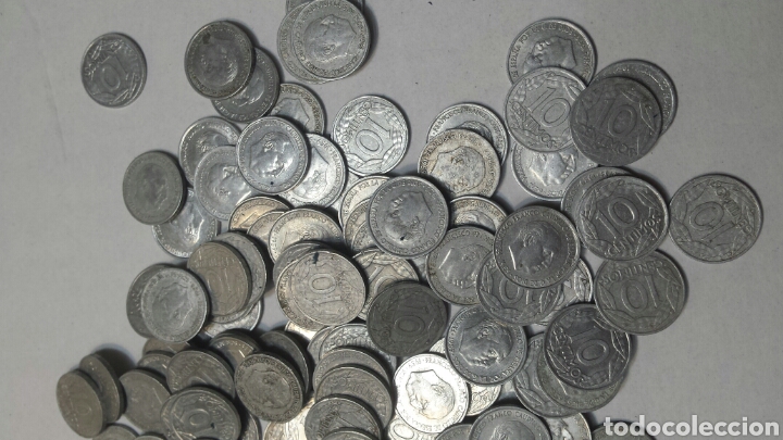 Monedas Franco: Lote 128 monedas 10 centimos 1959 - Foto 3