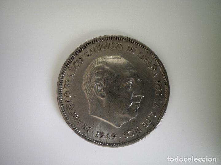 Monedas Franco: Cinco pesetas - Foto 1