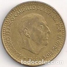 Monedas Franco: ESPAÑA - ESTADO ESPAÑOL - 1 PESETA 1966 *68