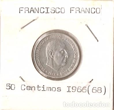 Monedas Franco: ESPA&Ntilde;A 1966 (*19-68). MONEDA DE 50 CENTIMOS. - Foto 1