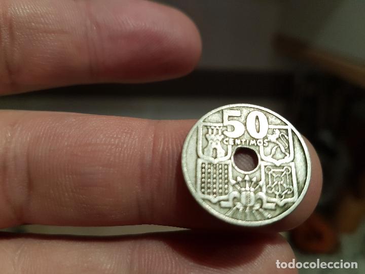 Monedas Franco: moneda de espa&ntilde;a 50 centimos a&ntilde;o 1949 - Foto 2
