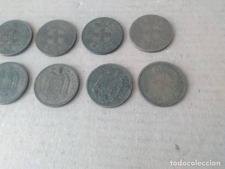 Monedas Franco: 10 monedas de 1 peseta de 1944 - Foto 3