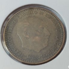 Monedas Franco: 1 PESETA 1963-65 FRANCO ESTADO ESPAÑOL