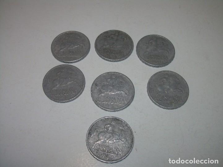 Monedas Franco: MONEDAS DE 5 CENTIMOS...1940 - 1941 - 1945. - Foto 1