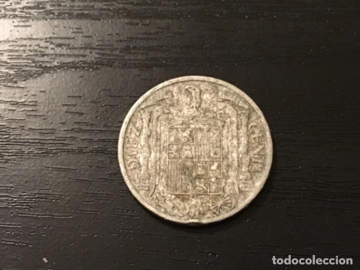 Monedas Franco: MONEDA 10 C&Eacute;NTIMOS ESPA&Ntilde;A 1941 - Foto 2