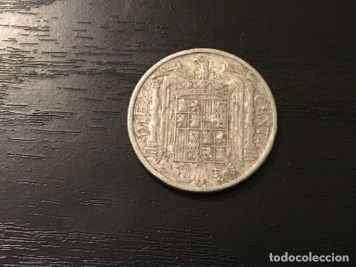 Monedas Franco: MONEDA 10 C&Eacute;NTIMOS ESPA&Ntilde;A 1941 - Foto 2