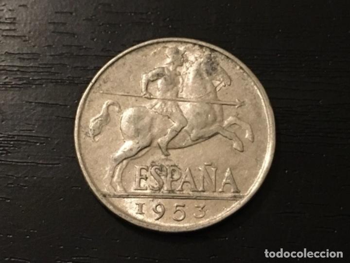 Monedas Franco: MONEDA 10 C&Eacute;NTIMOS ESPA&Ntilde;A 1953 - Foto 1