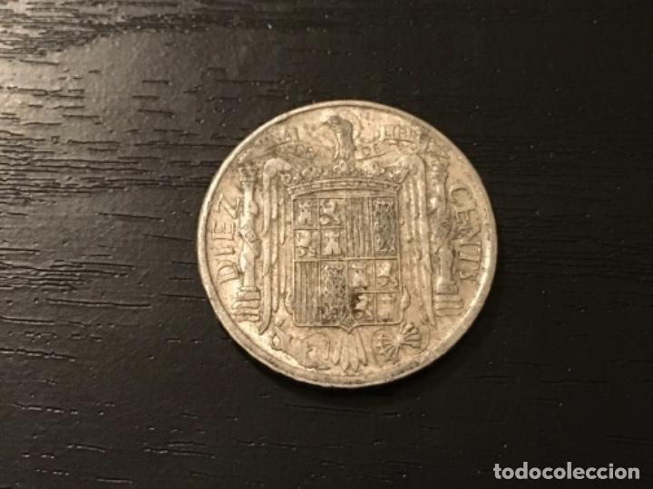 Monedas Franco: MONEDA 10 C&Eacute;NTIMOS ESPA&Ntilde;A 1953 - Foto 2