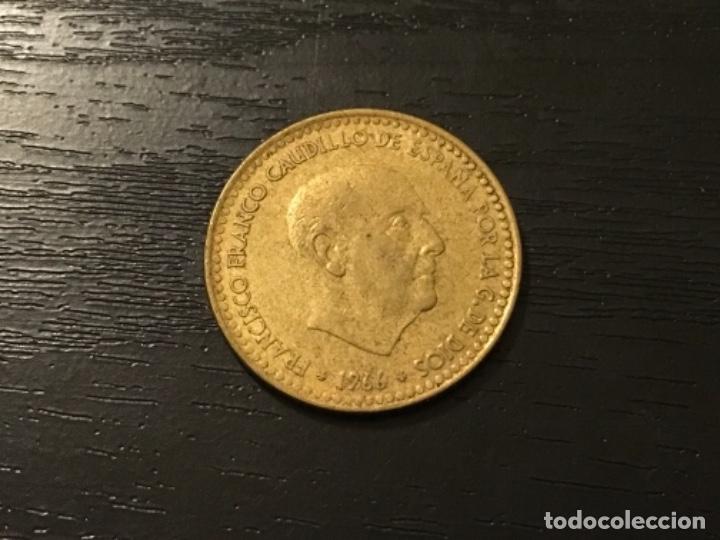 Monedas Franco: MONEDA 1 PESETA ESPA&Ntilde;A 1966 - Foto 1