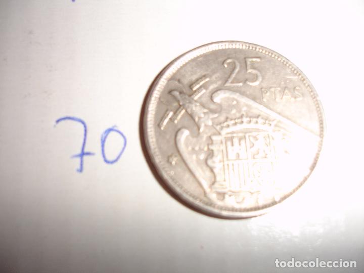 Monedas Franco: MONEDA 25 PESETAS 1970 - Foto 2