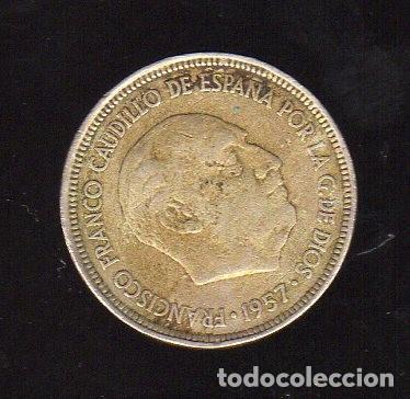 Monedas Franco: MONEDA DE 5 PESETAS - 1957 - *60 - Foto 1