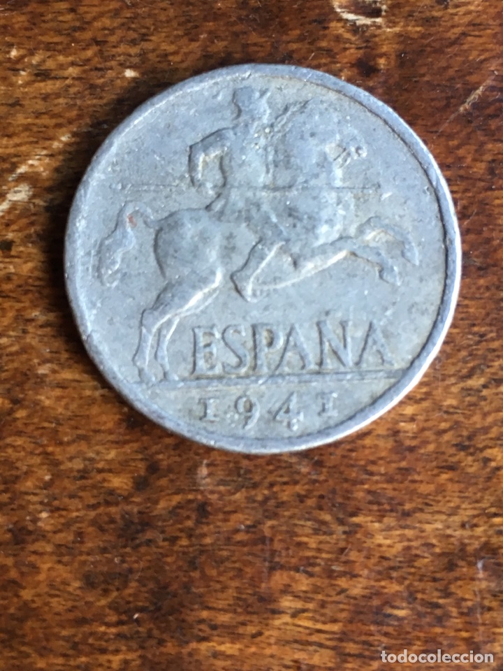 Monedas Franco: Moneda 10 céntimos España 1941 - Foto 1 - 114269620