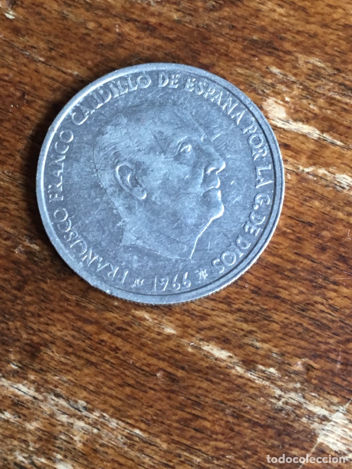 Monedas Franco: Moneda 50 c&eacute;ntimos Espa&ntilde;a 1966 - Foto 1