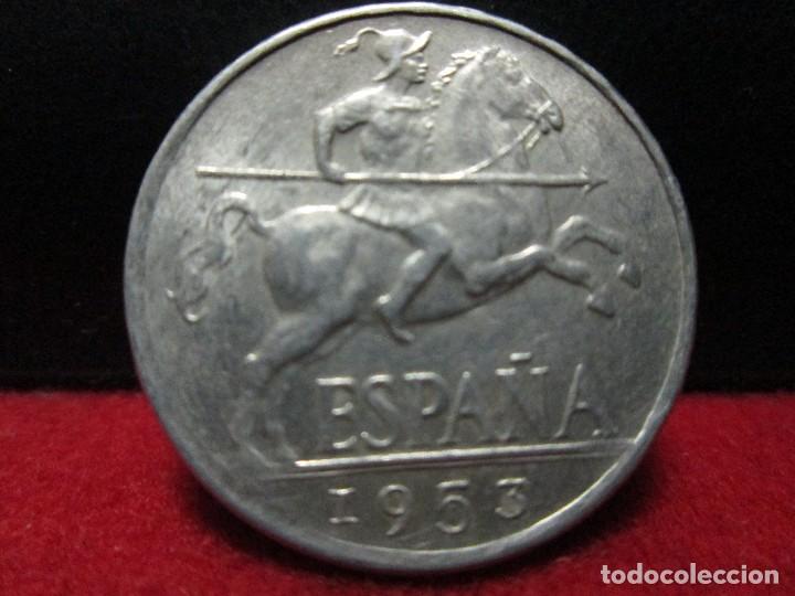 Monedas Franco: excelentes 10 centimos 1953 sincircular - Foto 1