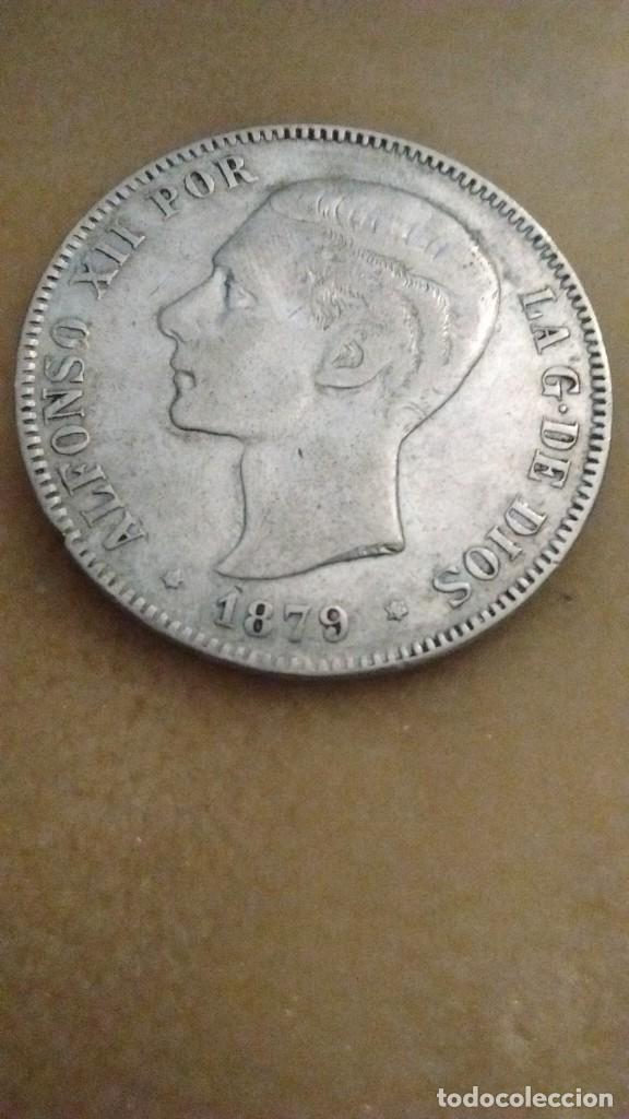Monedas Franco: Moneda de plata de Alfonso xii - Foto 3