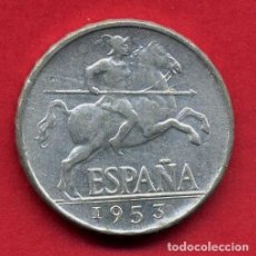 Monedas Franco: MONEDA 5 CENTIMOS 1953 , EBC , MUY RARA , ORIGINAL , B14 -E
