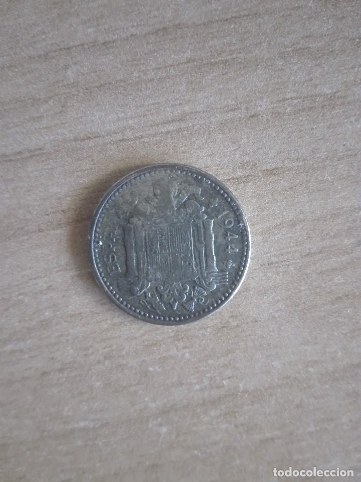 Monedas Franco: 1 peseta de 1944 - Foto 2