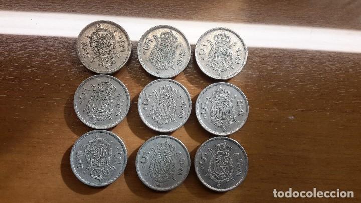 Monedas Franco: LOTE MONEDAS 5 PESETAS - Foto 1