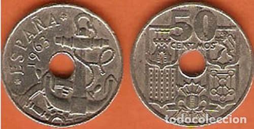 Monedas Franco: 50 c&eacute;ntimos de 1963 *19*64 - Foto 1