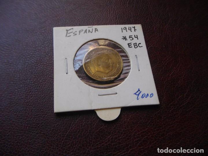MONEDA DE 1 PTS DE 1947 /54* LA DE LA FOTOS VER TODOS MIS LOTES DE MONEDAS (Numismática - España Modernas y Contemporáneas - Estado Español)