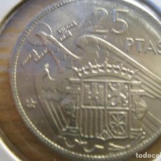 Monedas Franco: 25 PESETAS 1957 *69 S/C. Lote 131746878