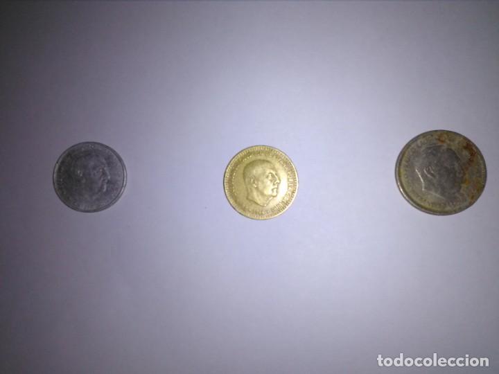 Monedas Franco: Lote 3 monedas - Franco - Foto 1