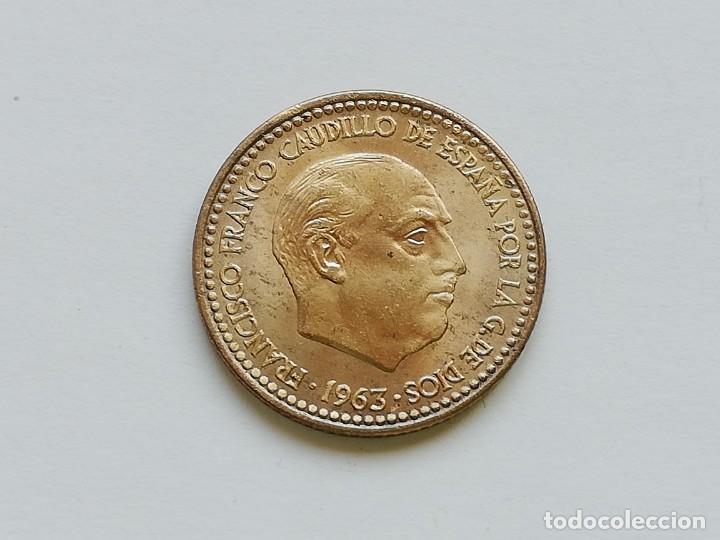 Monedas Franco: ## 1 Peseta 1963 -63 EBC ## - Foto 1