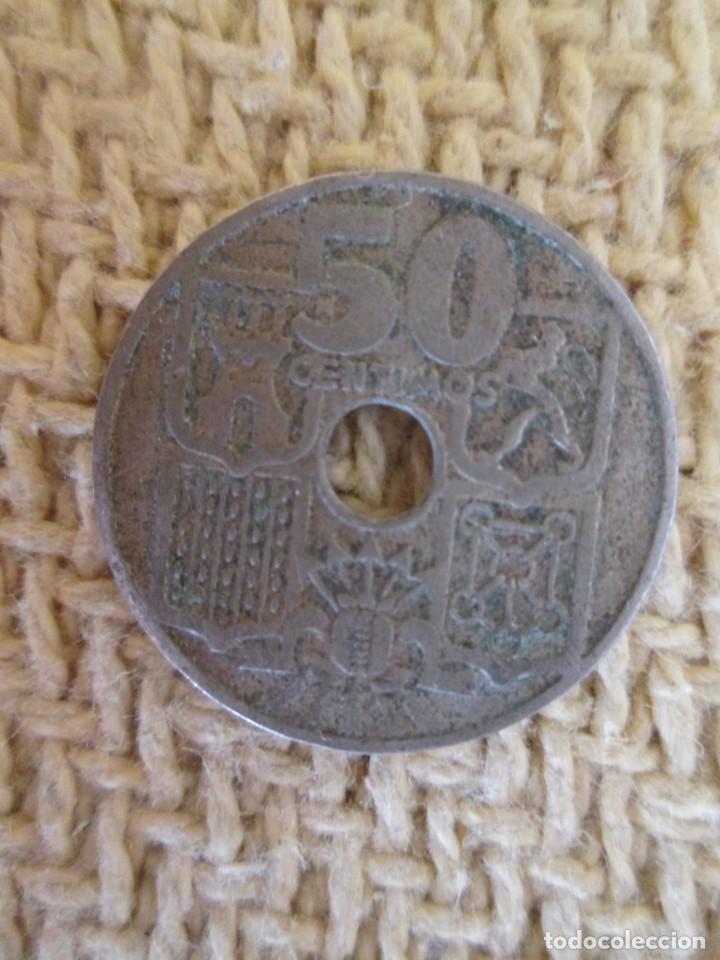 Monedas Franco: . MONEDA DE ESPA&Ntilde;A. 50 C&Eacute;NTIMOS DE 1949 - Foto 1