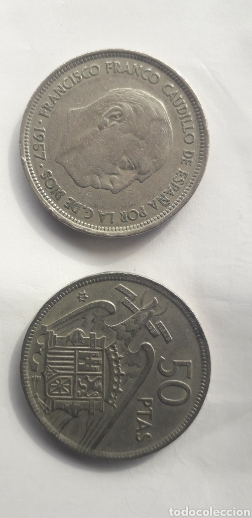 Monedas Franco: 2 monedas 1957 - Foto 1
