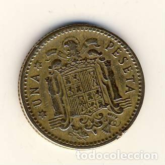 Monedas Franco: 1 PESETA DE 1953.- *60.- (2) - Foto 2
