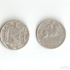 Monedas Franco: LOTE MONEDAS ALUMINIO 1 DE1941 MADRID 10 CM. Y 2 DE 1953 MADRID 10 CM.. Lote 144316970